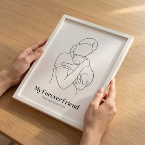 AI Poster 30 x 45 med vit ram | smartphoto