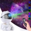 Astronaut Nebulosa & Galaxy stjärnhimmel, Rymdlampa / Nattlampa
