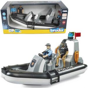 Bruder Polisbåt med förare och dykare 62733