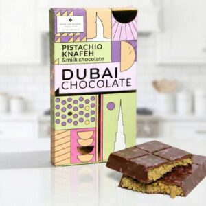 Dubai Choklad Pistachio, Knafeh & Milk Chocolate