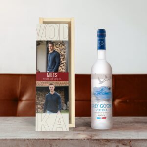 Grey Goose Vodka - Låda med tryck