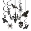 Halloween Hängande Dekorationer Glittriga