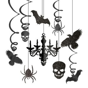 Halloween Hängande Dekorationer Glittriga