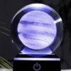 Jupiter, planetlampa för dekoration och nattlampa, skiftande & fast ljus