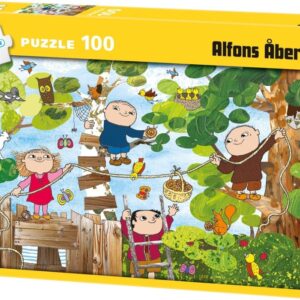 Kärnan Alfons Åberg Pappussel 100-bitar