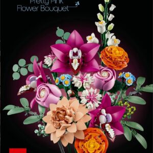LEGO Botanicals Vacker rosa blombukett 10342