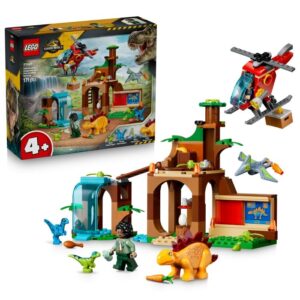 LEGO Jurassic World 77981 Räddning med velociraptor, stegosaurus och pteranodon