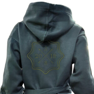 Morgonrock med brodyr - Emblem, DENIM / S/M