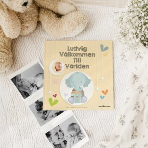 Personlig bok - Välkommen till världen - Hardcover