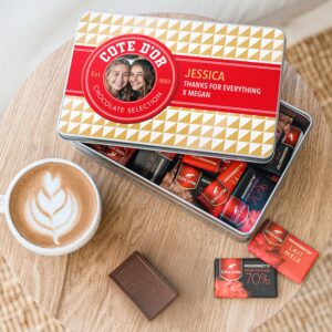 Personlig presentförpackning - Côte d'Or Vintage-chokladask