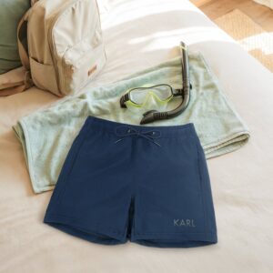 Personliga badshorts - Blå - M