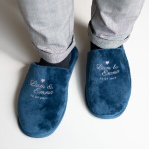 Personliga tofflor - Blå - Storlek 36/38