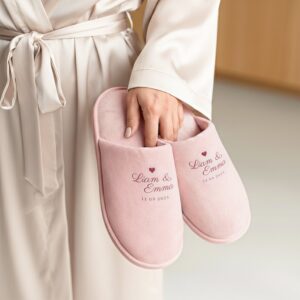 Personliga tofflor - Rosa - Storlek 39-42