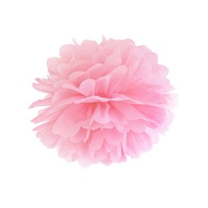 Pom poms - Pastell, Ljusrosa - 25 cm