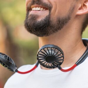 Portabel Fläkt med Nackrem - Spralla