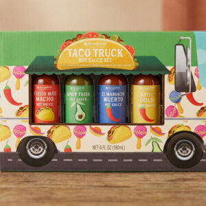 Presentlåda Taco Truck Hot Sauce Set - Thoughtfully