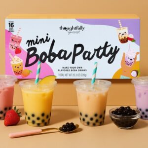 Presentlåda med Mini Boba Tea - Thoughtfully