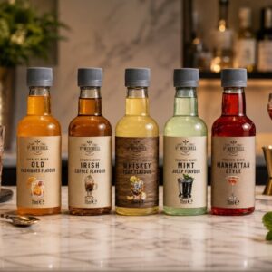 Presentlåda med drinkmixar: Whiskey cocktail mixers - Thoughtfully