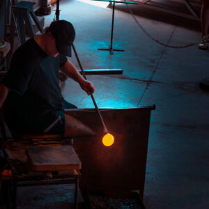 Prova på glasblåsning