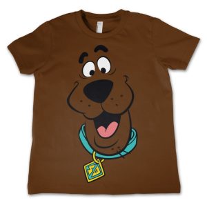 Scooby Doo Face Kids Tee (3-4 år Brown)