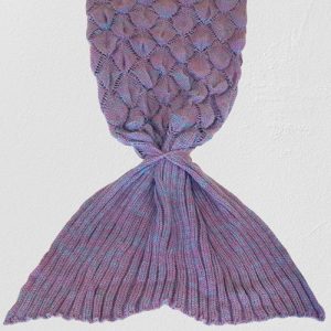 Sjöjungfru-filt - Mermaid Blanket, Lila
