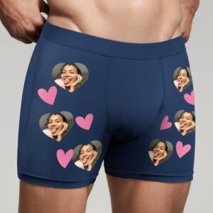 Svarta kalsonger med foto - XL