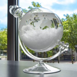 Vädervarnare Jordglob i Glas