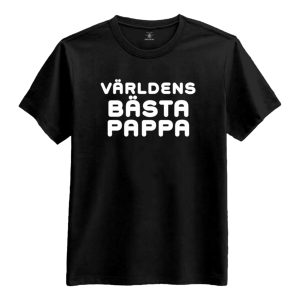 Världens Bästa Pappa T-shirt - Large