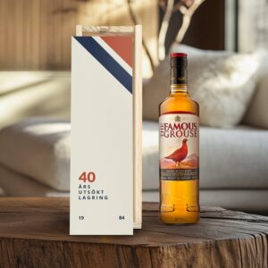 Whisky i personligt fodral - Famous Grouse