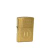 Zippo tändare med gravyr - Brushed brass
