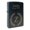 Zippo - tändare med namn - Krans
